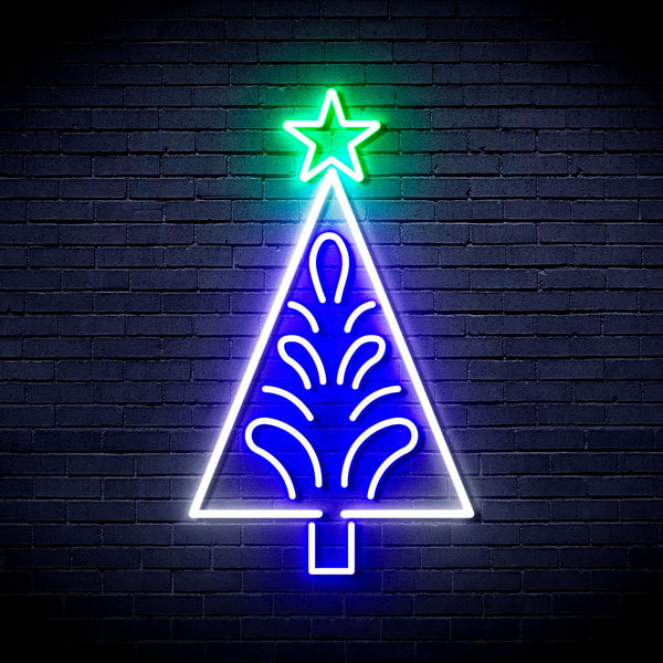 ADVPRO Christmas Tree Ultra-Bright LED Neon Sign fnu0092 - Multi-Color 7