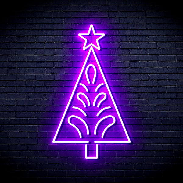 ADVPRO Christmas Tree Ultra-Bright LED Neon Sign fnu0092 - Purple