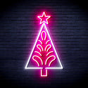 ADVPRO Christmas Tree Ultra-Bright LED Neon Sign fnu0092 - White & Pink