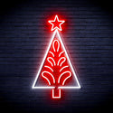 ADVPRO Christmas Tree Ultra-Bright LED Neon Sign fnu0092 - White & Red