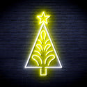 ADVPRO Christmas Tree Ultra-Bright LED Neon Sign fnu0092 - White & Yellow