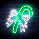 ADVPRO Christmas Candy Ultra-Bright LED Neon Sign fnu0093 - White & Green