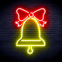 ADVPRO Christmas Bell with Ribbon Ultra-Bright LED Neon Sign fnu0094 - Red & Yellow