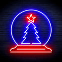 ADVPRO Christmas Tree Decoration Ultra-Bright LED Neon Sign fnu0095 - Blue & Red