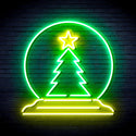 ADVPRO Christmas Tree Decoration Ultra-Bright LED Neon Sign fnu0095 - Green & Yellow