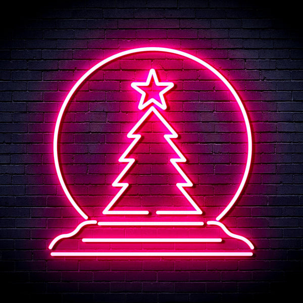 ADVPRO Christmas Tree Decoration Ultra-Bright LED Neon Sign fnu0095 - Pink