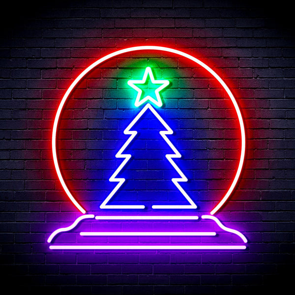 ADVPRO Christmas Tree Decoration Ultra-Bright LED Neon Sign fnu0095 - Multi-Color 7