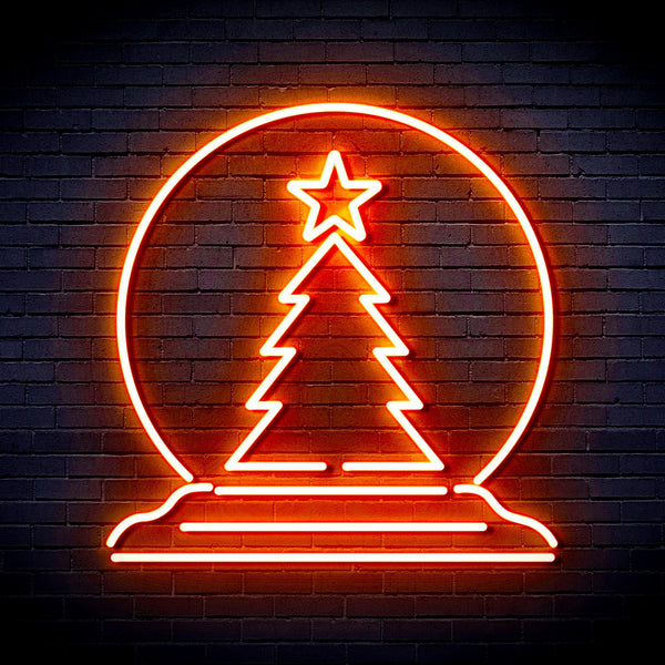 ADVPRO Christmas Tree Decoration Ultra-Bright LED Neon Sign fnu0095 - Orange