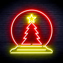 ADVPRO Christmas Tree Decoration Ultra-Bright LED Neon Sign fnu0095 - Red & Yellow