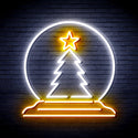 ADVPRO Christmas Tree Decoration Ultra-Bright LED Neon Sign fnu0095 - White & Golden Yellow