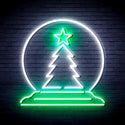ADVPRO Christmas Tree Decoration Ultra-Bright LED Neon Sign fnu0095 - White & Green