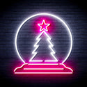 ADVPRO Christmas Tree Decoration Ultra-Bright LED Neon Sign fnu0095 - White & Pink