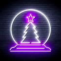 ADVPRO Christmas Tree Decoration Ultra-Bright LED Neon Sign fnu0095 - White & Purple