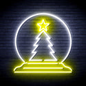 ADVPRO Christmas Tree Decoration Ultra-Bright LED Neon Sign fnu0095 - White & Yellow