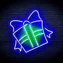 ADVPRO Cchristmas Present Ultra-Bright LED Neon Sign fnu0096 - Green & Blue