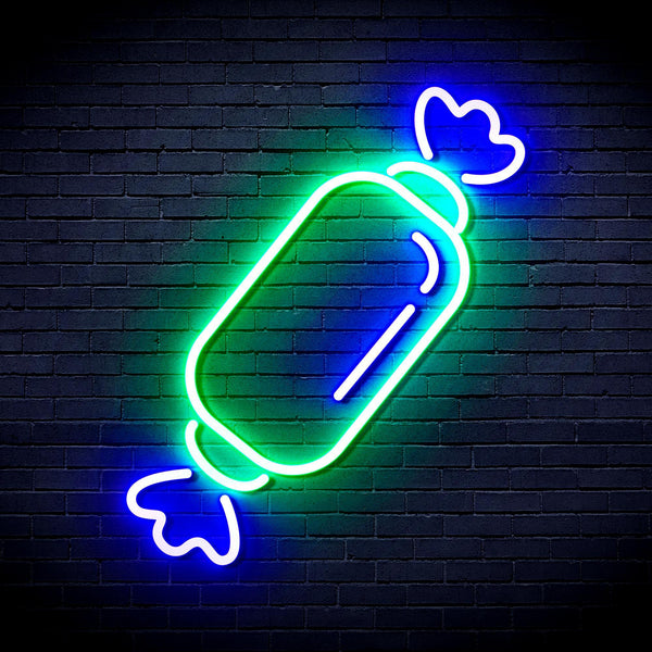 ADVPRO Candy Ultra-Bright LED Neon Sign fnu0097 - Green & Blue
