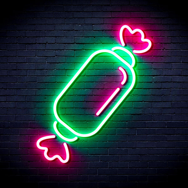 ADVPRO Candy Ultra-Bright LED Neon Sign fnu0097 - Green & Pink