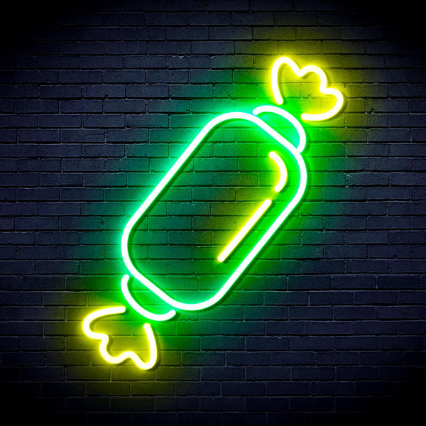 ADVPRO Candy Ultra-Bright LED Neon Sign fnu0097 - Green & Yellow