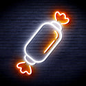 ADVPRO Candy Ultra-Bright LED Neon Sign fnu0097 - White & Orange