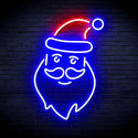 ADVPRO Santa Claus Ultra-Bright LED Neon Sign fnu0098 - Blue & Red