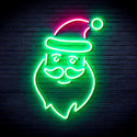 ADVPRO Santa Claus Ultra-Bright LED Neon Sign fnu0098 - Green & Pink