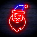 ADVPRO Santa Claus Ultra-Bright LED Neon Sign fnu0098 - Red & Blue