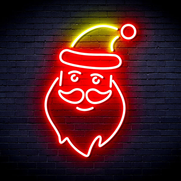 ADVPRO Santa Claus Ultra-Bright LED Neon Sign fnu0098 - Red & Yellow