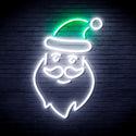 ADVPRO Santa Claus Ultra-Bright LED Neon Sign fnu0098 - White & Green