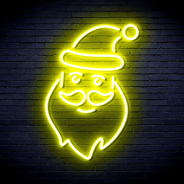 ADVPRO Santa Claus Ultra-Bright LED Neon Sign fnu0098 - Yellow