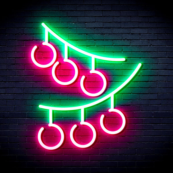 ADVPRO Christmas Ornaments Ultra-Bright LED Neon Sign fnu0101 - Green & Pink