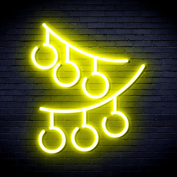 ADVPRO Christmas Ornaments Ultra-Bright LED Neon Sign fnu0101 - Yellow