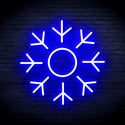 ADVPRO Snowflake Ultra-Bright LED Neon Sign fnu0103 - Blue