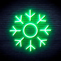 ADVPRO Snowflake Ultra-Bright LED Neon Sign fnu0103 - Golden Yellow