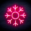 ADVPRO Snowflake Ultra-Bright LED Neon Sign fnu0103 - Pink
