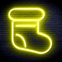 ADVPRO Christmas Sock Ultra-Bright LED Neon Sign fnu0105 - Yellow