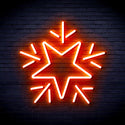 ADVPRO Flashing Star Ultra-Bright LED Neon Sign fnu0106 - Orange
