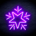 ADVPRO Flashing Star Ultra-Bright LED Neon Sign fnu0106 - Purple