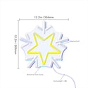 ADVPRO Flashing Star Ultra-Bright LED Neon Sign fnu0106 - Size