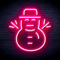 ADVPRO Snowman Ultra-Bright LED Neon Sign fnu0107 - Pink