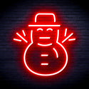 ADVPRO Snowman Ultra-Bright LED Neon Sign fnu0107 - Red