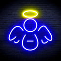 ADVPRO Angel Ultra-Bright LED Neon Sign fnu0108 - Blue & Yellow