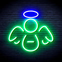ADVPRO Angel Ultra-Bright LED Neon Sign fnu0108 - Green & Blue