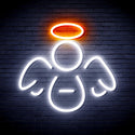 ADVPRO Angel Ultra-Bright LED Neon Sign fnu0108 - White & Orange