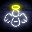 ADVPRO Angel Ultra-Bright LED Neon Sign fnu0108 - White & Yellow