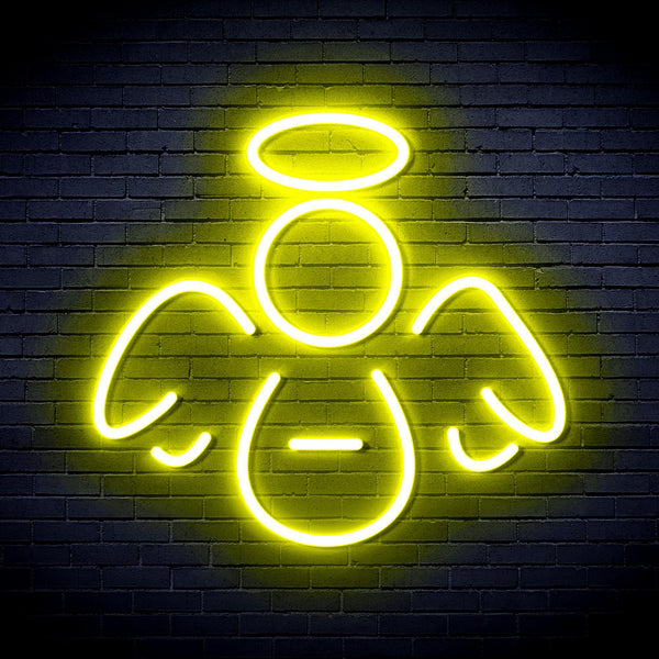 ADVPRO Angel Ultra-Bright LED Neon Sign fnu0108 - Yellow