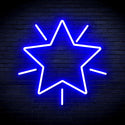 ADVPRO Flashing Star Ultra-Bright LED Neon Sign fnu0109 - Blue