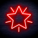 ADVPRO Flashing Star Ultra-Bright LED Neon Sign fnu0109 - Red