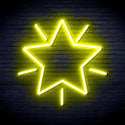 ADVPRO Flashing Star Ultra-Bright LED Neon Sign fnu0109 - Yellow