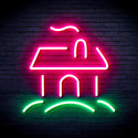 ADVPRO House Ultra-Bright LED Neon Sign fnu0110 - Green & Pink