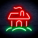 ADVPRO House Ultra-Bright LED Neon Sign fnu0110 - Green & Red
